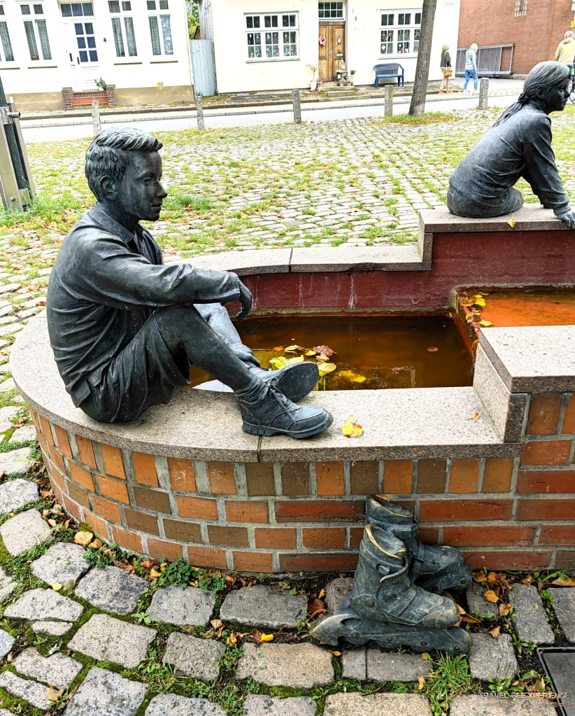 Otto-Timmermann-Brunnen Travemünde - Detailaufnahme