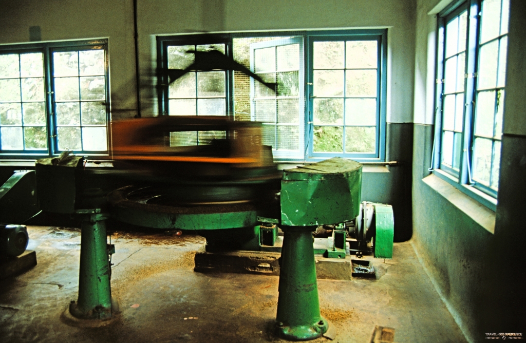 Rüttelmaschine in Teefabrik