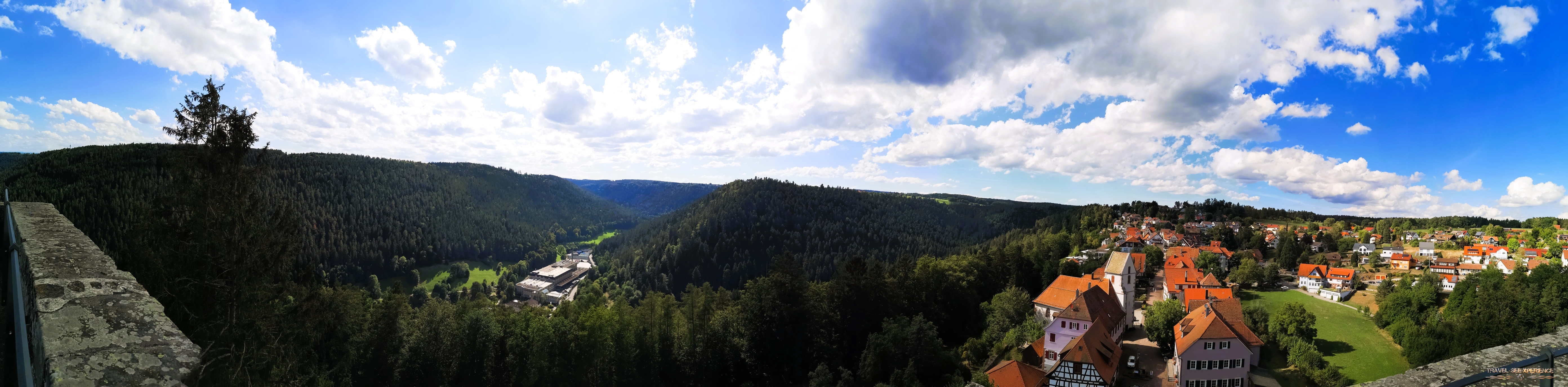Panoramablick Schwarzwald und Zavelstein