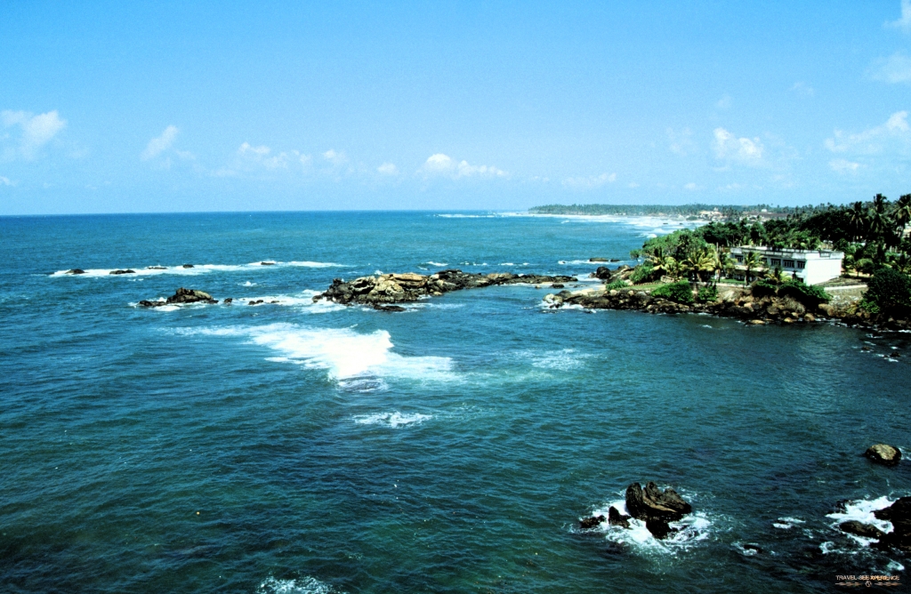 Küste des Indischen Ozeans bei Galle Sri Lanka